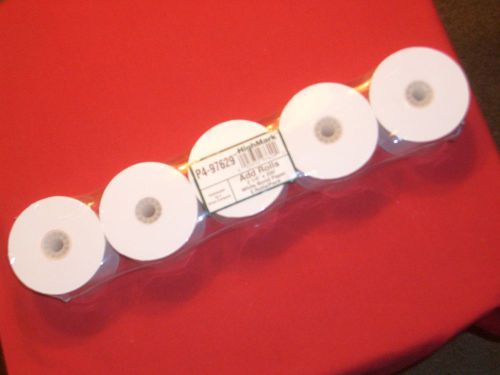 5 Rolls Adding Machine Paper 2 1/4&#034;x 200&#039; Cash Register Rolls HIGHMARK Brand