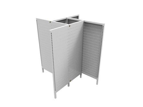 Gondola Frames Four Way Rack Takes Standard Wal-Mart 30&#034; Shelves