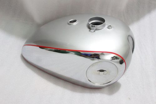 BSA Goldstar Catalina Scrambler Gas Petrol Tank Chrome Plated &amp; Silver Pained