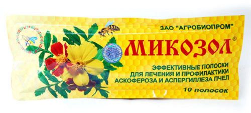 Mikozol for the treatment and prevention of aspergillosis askosferoza and bees