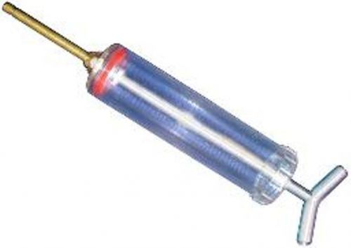 Vet supply nylon dose drench syringe 400cc o ring only sheep cow vet for sale