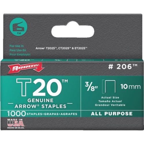 Arrow Fastener 206 Staple-3/8&#034; STAPLE