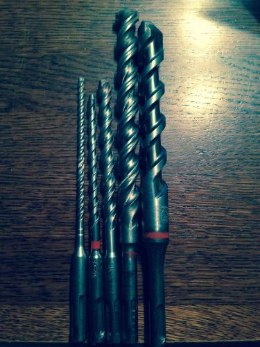 Hilti 5 Piece Bit Set for Hammer Drill 3/16 1/4 3/8 5/8 3/4