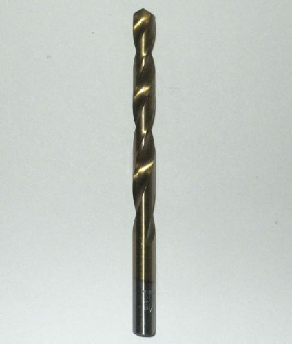 NEW 5/16&#034; TITANIUM NITRIDE HIGH SPEED STEEL DRILL BIT 4-1/2&#034; OAL; $1 OFF 2ND+