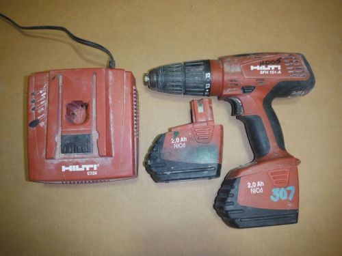 HILTI SFH151-A CORDLESS 15.6-VOLT HAND-HELD HAMMER DRILL/DRIVER! #668