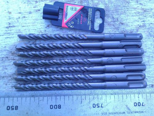 7x SDS + PLUS HAMMER Drills Drill Bits Size: 8MM L: 160MM, Double-Flutes