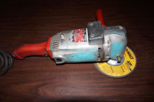 Milwaukee 9&#034; Heavy Duty Sander Grinder Model 6052, 5000 RPM, 13 AMP Runs Great