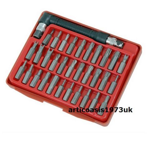 33pc Security Bit Set with Offset Driver / Bit Holder / Handle