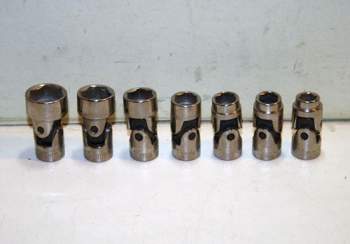 Craftsman 7-pc swivel flex socket set - metric - 3/8&#034; drive for sale