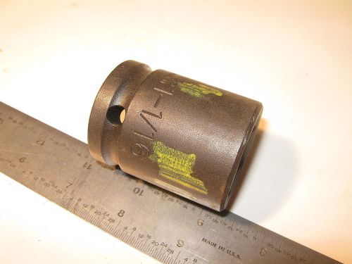 Proto 3/4&#034; Drive, 1-1/16&#034;, Standard Depth Impact Socket NOS 07513