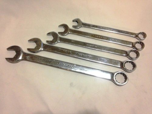 THORSEN 5 Piece Combination Wrench Set  Sizes 13/16&#034;,15/16&#034;, 1&#034;, 1 1/8&#034; &amp; 1 1/4&#034;