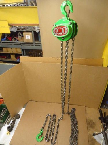 Heavy Duty NEW 1 TON FUTABA Chain Fall Hoist Cumalong Puller Type AL 10FT Lift