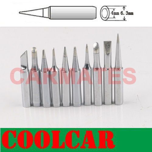 10 PCs SOLDER SOLDERING IRON STATION Tip 900M-T Rework Lead Free FOR Atten hakko