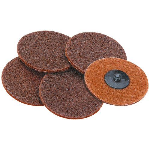 Five 3&#034;coarse grade fiber surface conditioning discs, 20,000 rpm max, 3/8&#034; arbor for sale