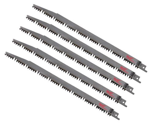 Milwaukee 48-00-1303 5 Pk 12&#034; Pruning Blade 5tpi New