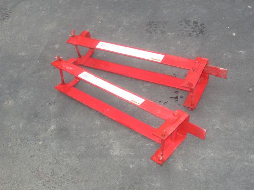 2 qualcraft pump jack 2204 work bench, guard rail combo qual craft for sale