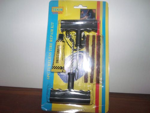 Tekin,6pc. tubeless tire repair kit for sale