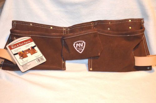 McGuire Nicholas Genuine Leather Nail &amp; Tool Apron Adjustable Belt Hammer Loops