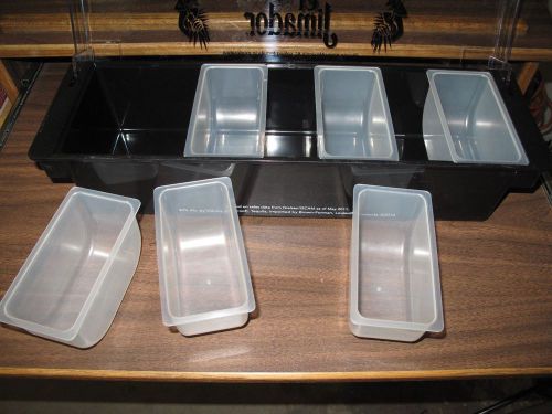 El Jimador Tequila Condiment Holder Caddy 6 Compartments Bar Party Man Cave