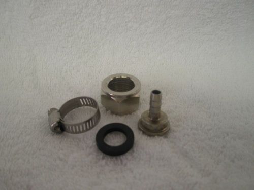 BEER NUT, TAIL PIECE, CLAMP WASHER GASKET KIT FOR KEGERATOR DRAFT BEER SHANK