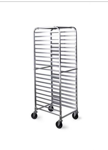 20 tier bun pan rack sheet pan rolling rack with 2 brake wheels / casters - nsf for sale