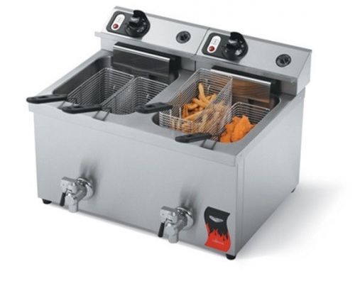 Vollrath 40710  Double 15 Lb Commercial Deep Fryer