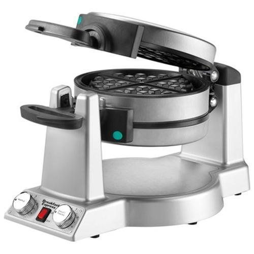 Waring Pro Breakfast Express WMR300 Belgian Waffle &amp; Omelet Maker - Brushed Stai