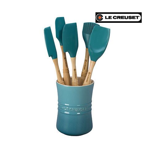 Le Creuset Revolution 6 Piece Utensil Set Caribbean