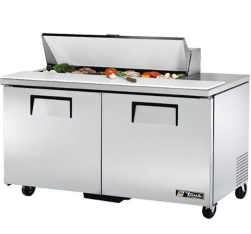 True tssu-60-12 food prep table: solid 2 door sandwich / salad unit 115v for sale