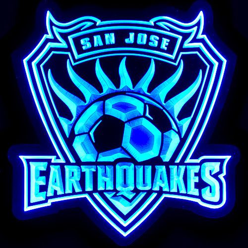 ZLD055 Decor San Jose Earthquakes MLS Pub Bar Store LED Energy-Saving Light Sign