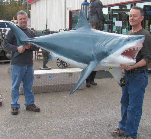 Fiberglass Great White Shark