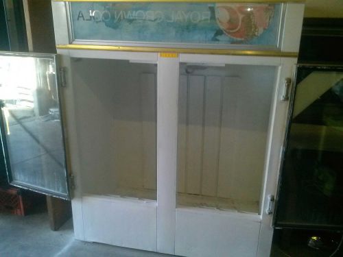 LEER 40 CU FT ONE DOOR INDOOR BAGGED FROZEN ICE MERCHANDISE DISPLAY FREEZER