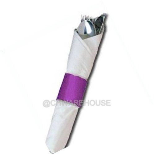 2000 Purple MH PAPER Napkin Bands Self Adhesive 4-1/4&#034; x 1-1/2&#034; Ships Free
