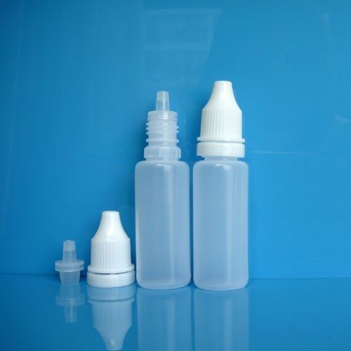 100 p .6 oz 18 ml plastic dropper bottles tamper proof cap e juicy liquid vapor for sale