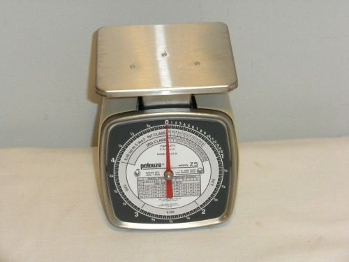 Vintage Pelouze Model Z5 Postal Scale Up Tom 5 Lb. Use