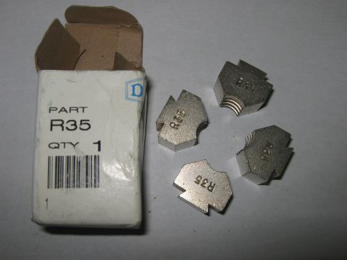 Dixon R35 Ribbed Die Set For Use With BFM625 Brass Ferrule, New