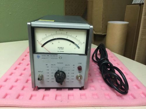 HP 3400A RMS VOLTMETER