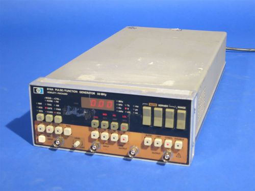 HP 8116A Pulse Function Generator 50mhz 120V READ