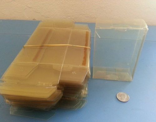 Clear plastic boxes lot 75