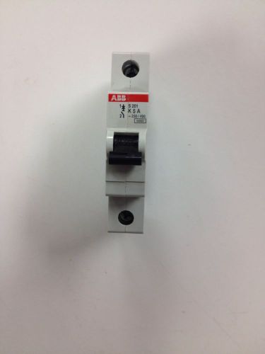 ABB S201 K5A 1 Pole Circuit Breaker