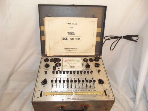 EICO Model 666 Dynamic Conductance Tube &amp; Transistor Tester