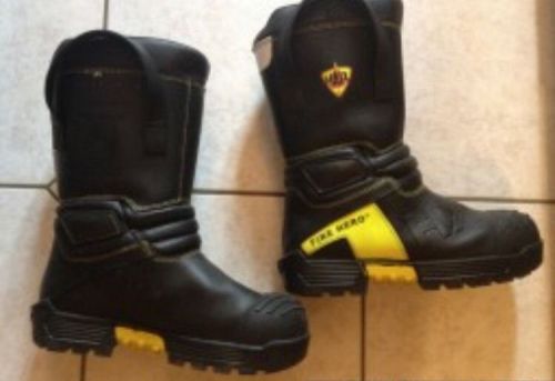 Boots haix fire hero xtreme leather structural firefighting !! sz 12.5 m for sale