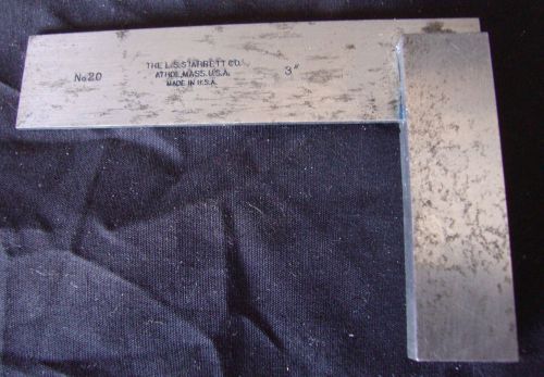 STARRETT No. 20 MACHINIST SQUARE- 3&#034; Estate Find Precision Tools