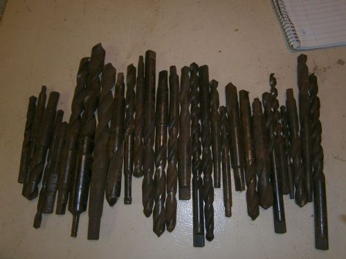 Machinest drill bit assortment,used 30 peices for sale