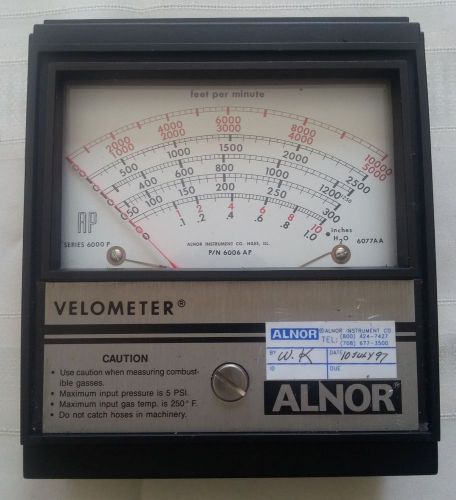 Alnor velometer for sale