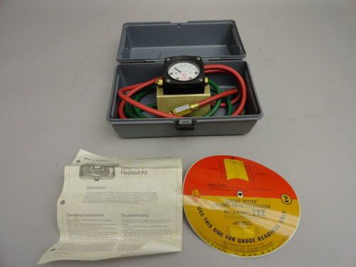 Bell &amp; Gossett RO-5 pump balancing differential gauge circuit setter readout kit