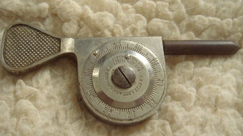 L.S. Starrett Speed Indicator, Athol MA, Pat Apr 1897, Mar 1905 Antique