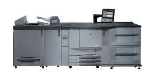 Konica Minolta C-6000 Digital Press w/folder stitcher