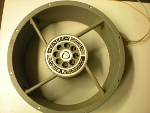 IMC Condor 12 Fan -115VAC - 8-3/4&#034; Diameter Blades - Tests OK - Short Leads