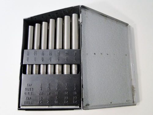 PTD 1/16 - 1/2 USA Blank HS Reamer Set w Index